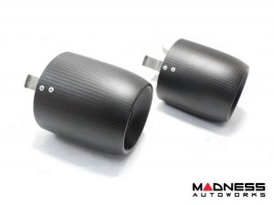 Alfa Romeo 4C Carbon Fiber Exhaust Tips Alfa Romeo 4C Carbon Fiber Exhaust Tips